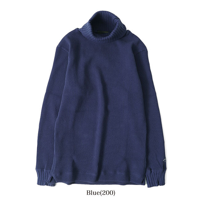Nigel Cabourn ナイジェルケーボン タートルネック ビッグワッフル トレーナー 80390020025 ハイネック スウェット (メンズ)