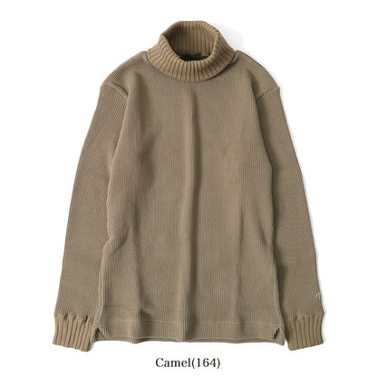 Nigel Cabourn ナイジェルケーボン タートルネック ビッグワッフル トレーナー 80390020025 ハイネック スウェット (メンズ)