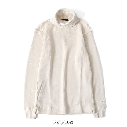 Nigel Cabourn ナイジェルケーボン タートルネック ビッグワッフル トレーナー 80390020025 ハイネック スウェット (メンズ)