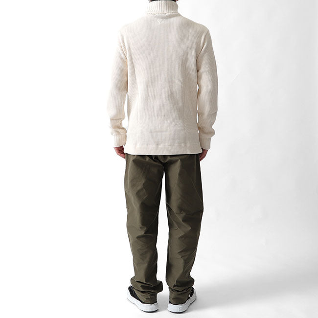 Nigel Cabourn ナイジェルケーボン タートルネック ビッグワッフル トレーナー 80390020025 ハイネック スウェット (メンズ)