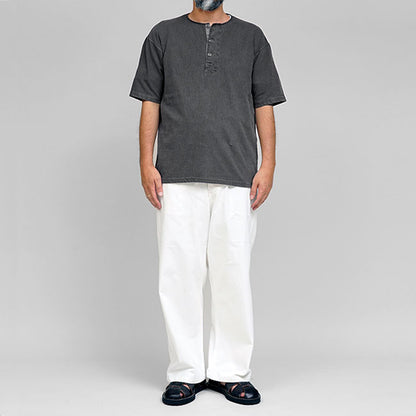 Nigel Cabourn ナイジェルケーボン 50s ピグメント ヘンリーネックTシャツ 80460021026 顔料染め 半袖Tシャツ メンズ