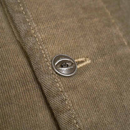 Nigel Cabourn ナイジェルケーボン 50s ピグメント ヘンリーネックTシャツ 80460021026 顔料染め 半袖Tシャツ メンズ