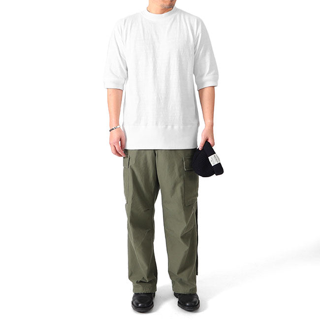Nigel Cabourn ナイジェルケーボン CC22 コットンリブ スラブTシャツ 80460021001 半袖Tシャツ メンズ