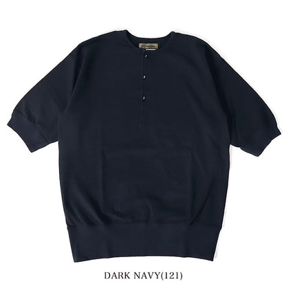 Nigel Cabourn ナイジェルケーボン CC22 ヘンリーネック コットンリブ スラブTシャツ 21000 半袖Tシャツ メンズ