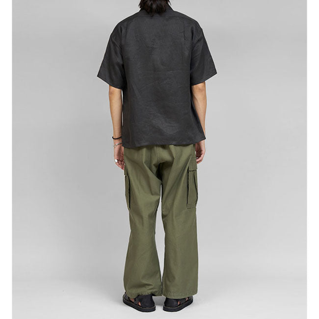 Nigel Cabourn ナイジェルケーボン リネンツイル オープンカラーシャツ 11005 11010 開襟 半袖シャツ メンズ