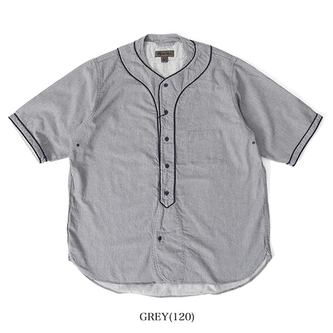 Nigel Cabourn ナイジェルケーボン 50s ビンテージ ベースボールシャツ 80460011001 半袖シャツ メンズ