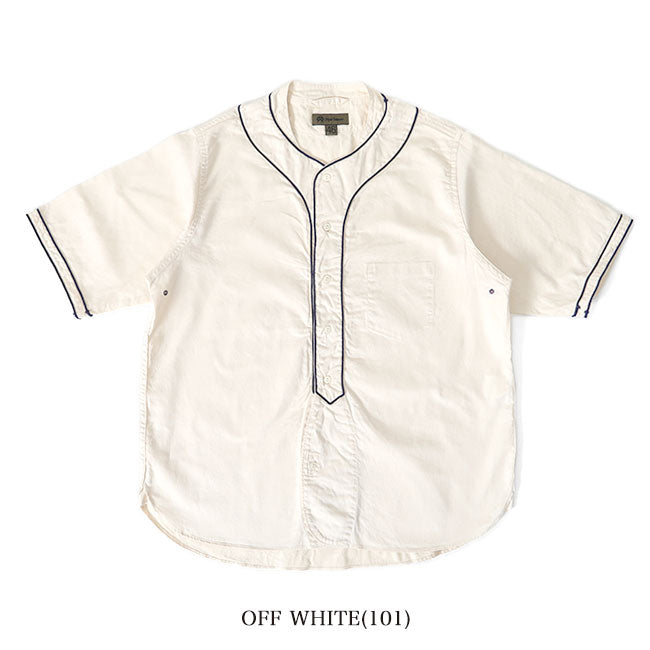 Nigel Cabourn ナイジェルケーボン 50s ビンテージ ベースボールシャツ 80460011001 半袖シャツ メンズ
