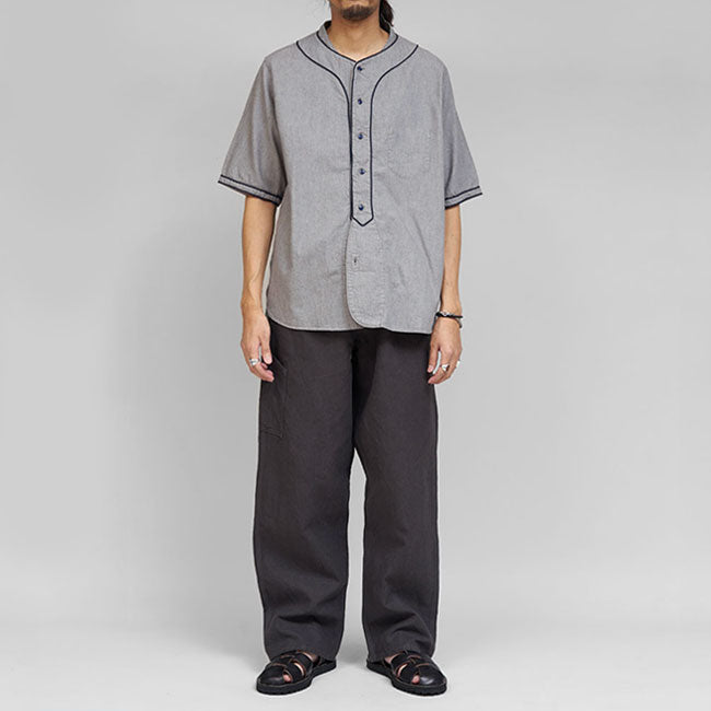 Nigel Cabourn ナイジェルケーボン 50s ビンテージ ベースボールシャツ 80460011001 半袖シャツ メンズ