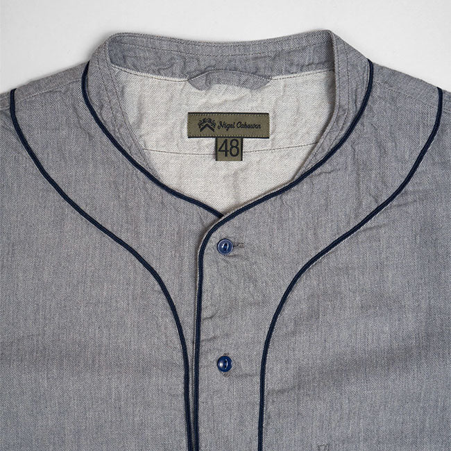 Nigel Cabourn ナイジェルケーボン 50s ビンテージ ベースボールシャツ 80460011001 半袖シャツ メンズ