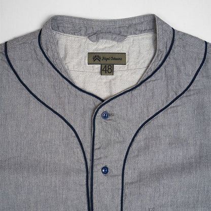 Nigel Cabourn ナイジェルケーボン 50s ビンテージ ベースボールシャツ 80460011001 半袖シャツ メンズ