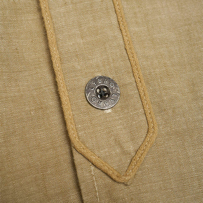Nigel Cabourn ナイジェルケーボン ライブロ S-52 ウォッシュドデニム ベースボールシャツ 80461311000 半袖シャツ メンズ