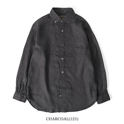 Nigel Cabourn ナイジェルケーボン ブリティッシュ ヘンプ オフィサーズシャツ 80460010005 ボタンダウン 長袖シャツ リネン メンズ