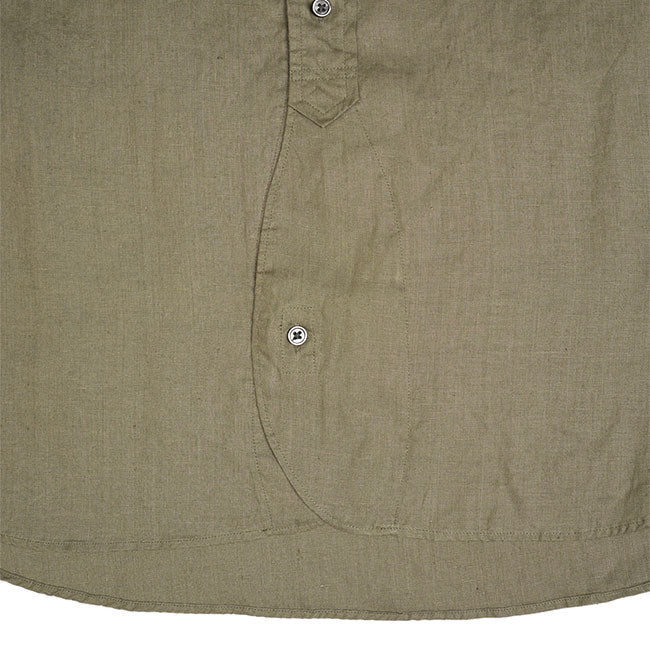 Nigel Cabourn ナイジェルケーボン ブリティッシュ ヘンプ オフィサーズシャツ 80460010005 ボタンダウン 長袖シャツ リネン メンズ