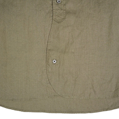 Nigel Cabourn ナイジェルケーボン ブリティッシュ ヘンプ オフィサーズシャツ 80460010005 ボタンダウン 長袖シャツ リネン メンズ