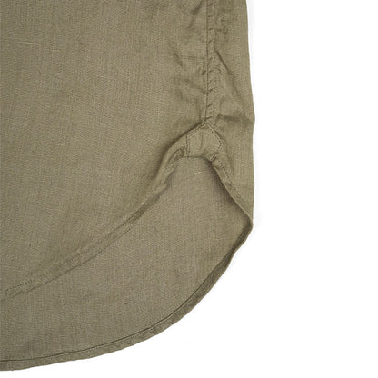 Nigel Cabourn ナイジェルケーボン ブリティッシュ ヘンプ オフィサーズシャツ 80460010005 ボタンダウン 長袖シャツ リネン メンズ