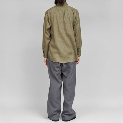 Nigel Cabourn ナイジェルケーボン ブリティッシュ ヘンプ オフィサーズシャツ 80460010005 ボタンダウン 長袖シャツ リネン メンズ