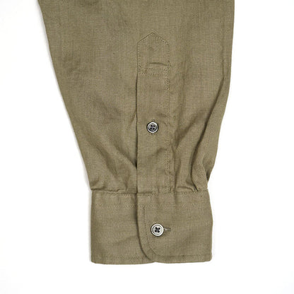 Nigel Cabourn ナイジェルケーボン ブリティッシュ ヘンプ オフィサーズシャツ 80460010005 ボタンダウン 長袖シャツ リネン メンズ
