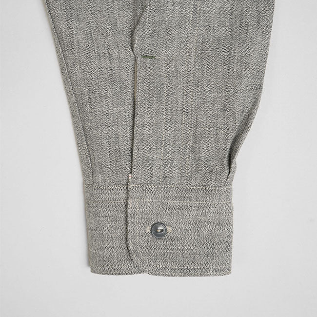 Nigel Cabourn ナイジェルケーボン ソルト&ペッパー メディカルシャツ 80460010051 ごま塩 長袖シャツ メンズ