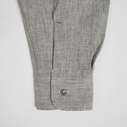 Nigel Cabourn ナイジェルケーボン ソルト&ペッパー メディカルシャツ 80460010051 ごま塩 長袖シャツ メンズ