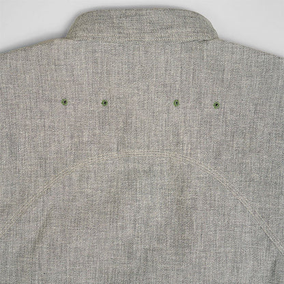 Nigel Cabourn ナイジェルケーボン ソルト&ペッパー メディカルシャツ 80460010051 ごま塩 長袖シャツ メンズ