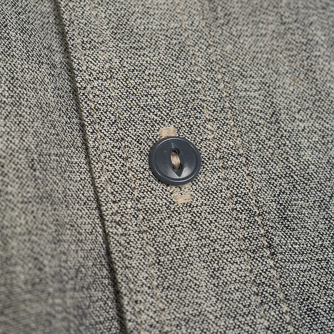 Nigel Cabourn ナイジェルケーボン ソルト&ペッパー メディカルシャツ 80460010051 ごま塩 長袖シャツ メンズ