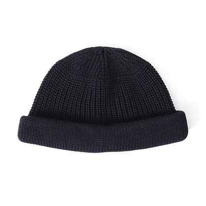 Nigel Cabourn ナイジェルケーボン ラベルロゴ ショート ニットキャップ 80460066010 ビーニー 帽子 メンズ レディース ギフト プレゼント