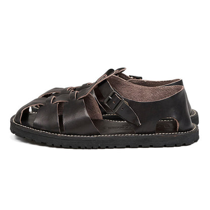 Nigel Cabourn ナイジェルケーボン 栃木レザー グルカサンダル 80460062000 ビブラム メンズ