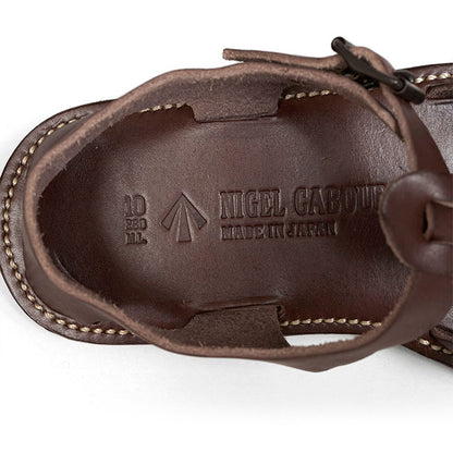 Nigel Cabourn ナイジェルケーボン 栃木レザー グルカサンダル 80460062000 ビブラム メンズ