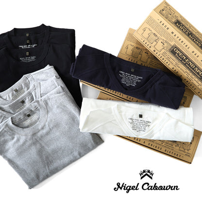 Nigel Cabourn ナイジェルケーボン 3-PACK GYM TEES 3枚 パックTシャツ 21050 半袖Tシャツ 日本製 メンズ