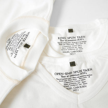 Nigel Cabourn ナイジェルケーボン 3-PACK GYM TEES 3枚 パックTシャツ 21050 半袖Tシャツ 日本製 メンズ