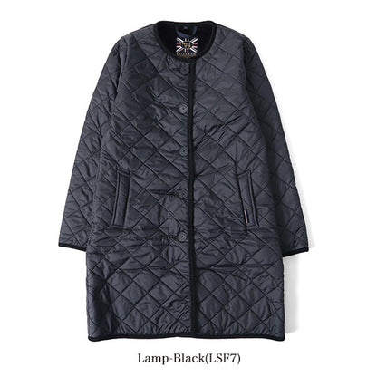 LAVENHAM ラベンハム LOUND ラウンド 裏ファー ノーカラー キルティングコート J281912 レディース