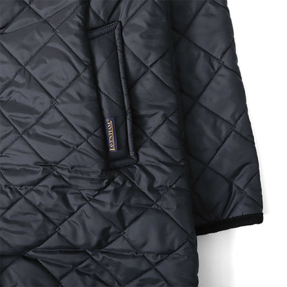 LAVENHAM ラベンハム LOUND ラウンド 裏ファー ノーカラー キルティングコート J281912 レディース
