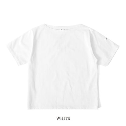 ORCIVAL オーシバル スビンジャージ ボートネック Tシャツ OR-C0070 SOE 無地 ボーター 半袖Tシャツ レディース