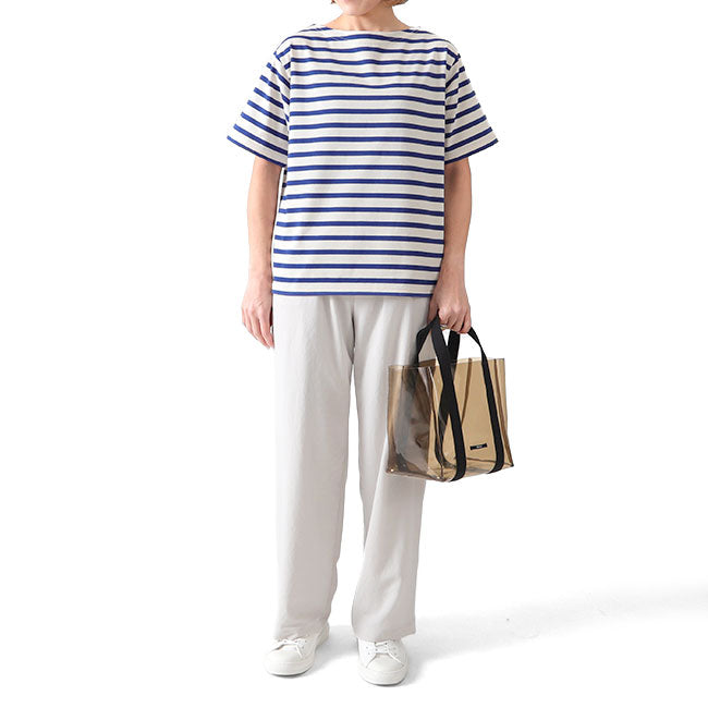 ORCIVAL オーシバル スビンジャージ ボートネック Tシャツ OR-C0070 SOE 無地 ボーター 半袖Tシャツ レディース