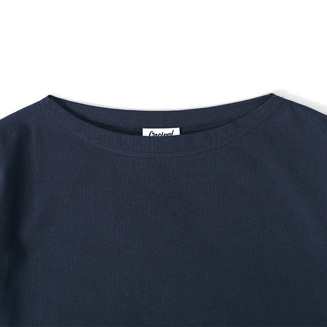 ORCIVAL オーシバル スビンジャージ ボートネック Tシャツ OR-C0070 SOE 無地 ボーター 半袖Tシャツ レディース