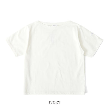 ORCIVAL オーシバル スビンジャージ ボートネック Tシャツ OR-C0070 SOE 無地 ボーター 半袖Tシャツ レディース