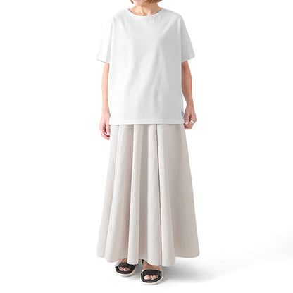ORCIVAL オーシバル 40/2 ジャージー ワイド ボートネック Tシャツ RC-9255 無地 ボーター 半袖Tシャツ レディース