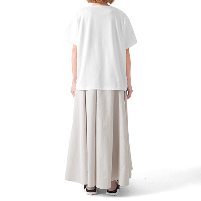 ORCIVAL オーシバル 40/2 ジャージー ワイド ボートネック Tシャツ RC-9255 無地 ボーター 半袖Tシャツ レディース