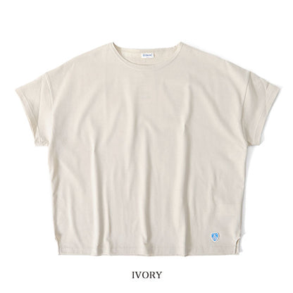 ORCIVAL オーシバル 40/2 ジャージー ワイド ボートネック Tシャツ RC-9255 無地 ボーター 半袖Tシャツ レディース