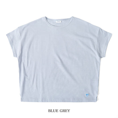 ORCIVAL オーシバル 40/2 ジャージー ワイド ボートネック Tシャツ RC-9255 無地 ボーター 半袖Tシャツ レディース