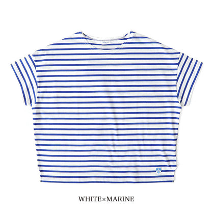 ORCIVAL オーシバル 40/2 ジャージー ワイド ボートネック Tシャツ RC-9255 無地 ボーター 半袖Tシャツ レディース