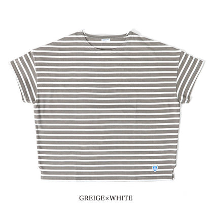 ORCIVAL オーシバル 40/2 ジャージー ワイド ボートネック Tシャツ RC-9255 無地 ボーター 半袖Tシャツ レディース