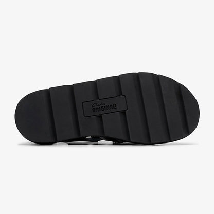 CLARKS クラークス Meare Buckle メアバックル フィッシャーマン サンダル スニーカー 26180755 黒 ブラック メンズ レディース