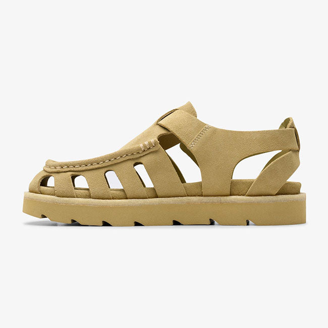 CLARKS クラークス Meare Buckle メアバックル フィッシャーマン サンダル スニーカー 26181007 メイプル ベージュ メンズ レディース