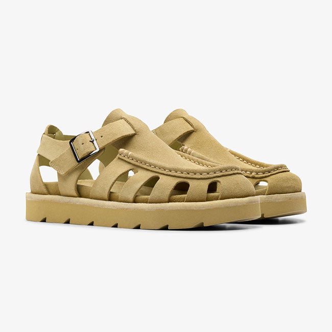 CLARKS クラークス Meare Buckle メアバックル フィッシャーマン サンダル スニーカー 26181007 メイプル ベージュ メンズ レディース
