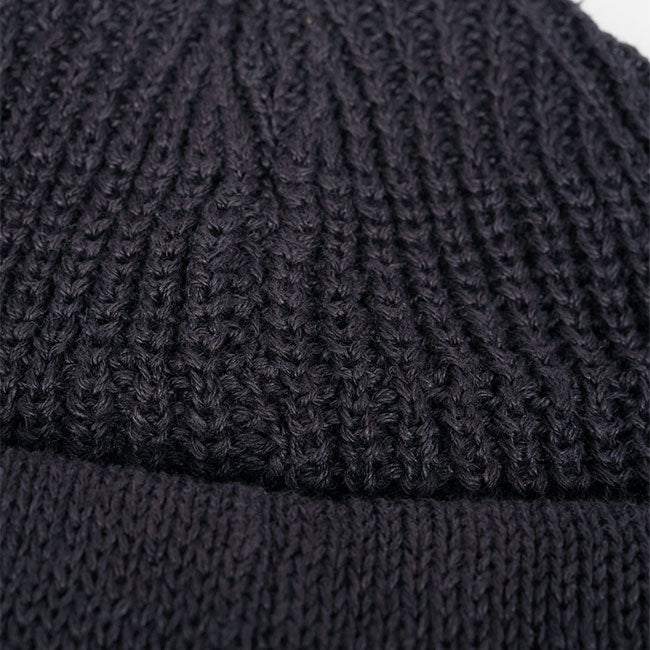 Nigel Cabourn ナイジェルケーボン ラベルロゴ ヘンプ ニットキャップ 66015 ビーニー 帽子 メンズ レディース