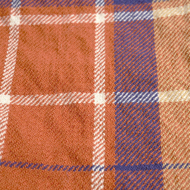 Nigel Cabourn ナイジェルケーボン グランパシャツ フランネル チェックシャツ 80450010007 ロングテイル 長袖シャツ メンズ