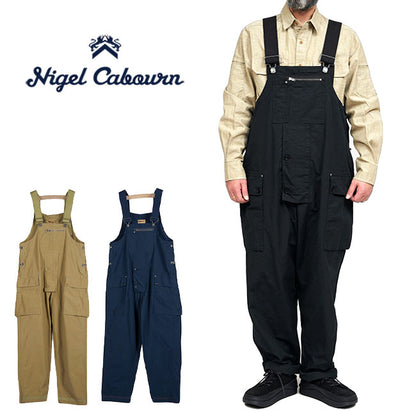 Nigel Cabourn ナイジェルケーボン LYBRO ライブロ P-56 コットンリップストップ ネイバルダンガリー 80451350540 オーバーオール メンズ