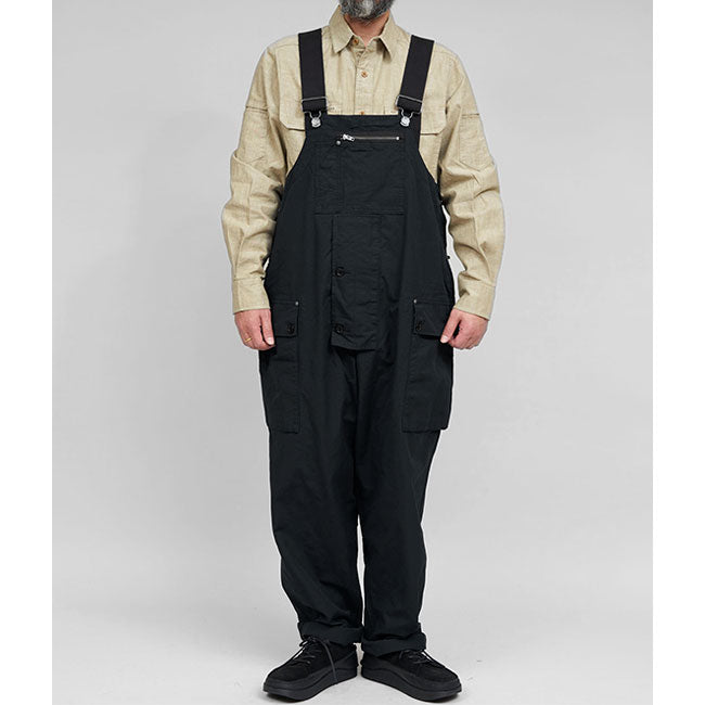 Nigel Cabourn ナイジェルケーボン LYBRO ライブロ P-56 コットンリップストップ ネイバルダンガリー 80451350540 オーバーオール メンズ