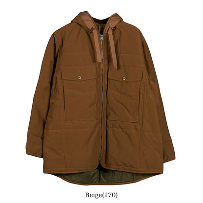 Nigel Cabourn ナイジェルケーボン OW-53 フード付き ミッドフィールド ライナージャケット 80451330030 M65 中綿 メンズ